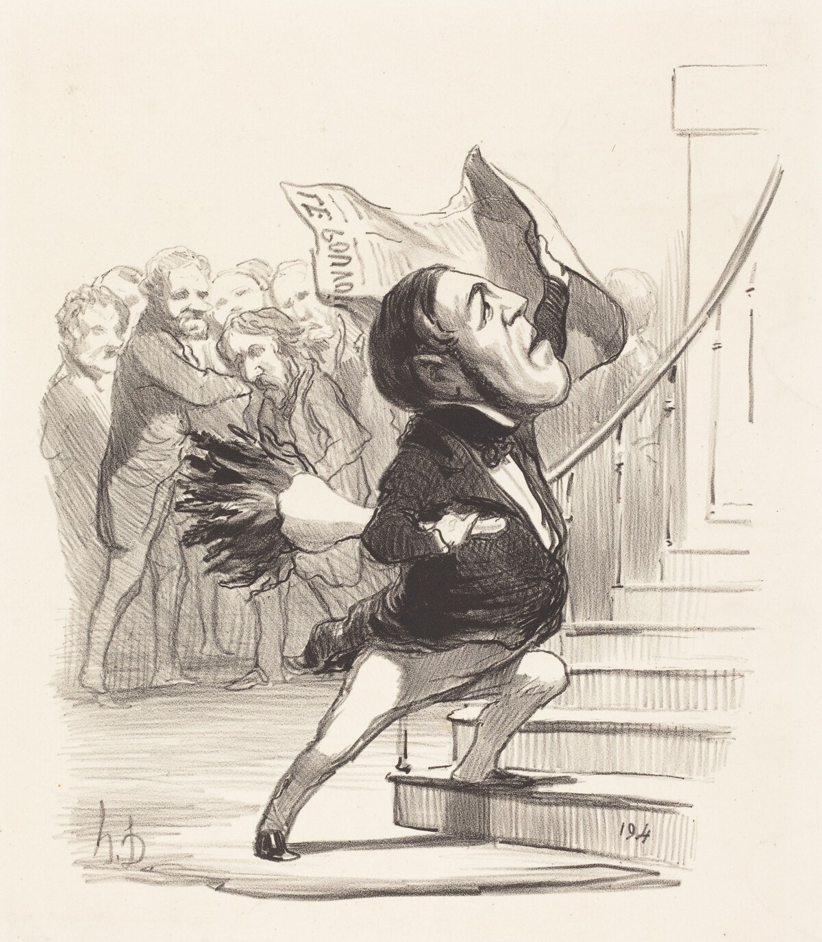 A. Granier de Cassagnac by Honoré Daumier