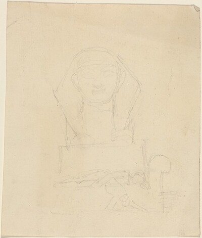 Sphinx with Reclining Figures in Foreground