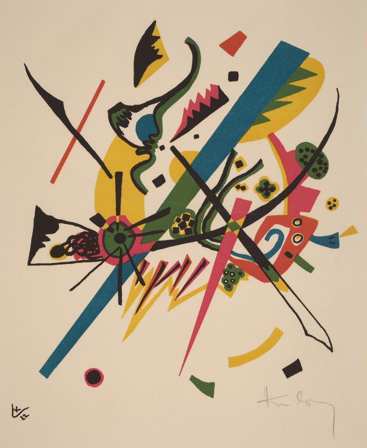 Small Worlds I by Wassily Kandinsky