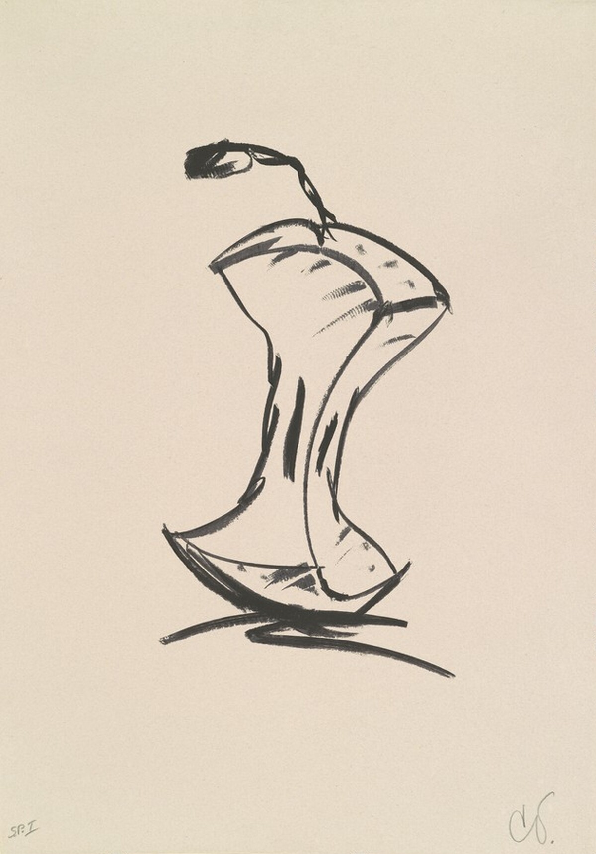 Apple Core (First State) by Claes Oldenburg