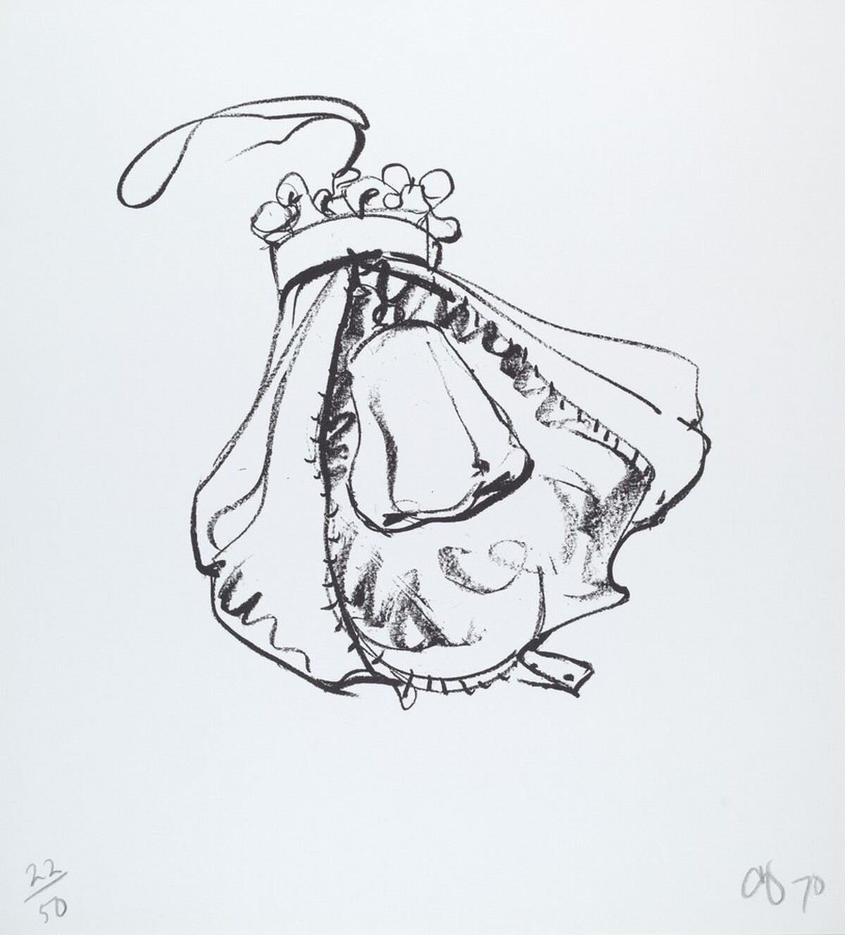 Double-Nose/Purse/Punching Bag/Ashtray by Claes Oldenburg