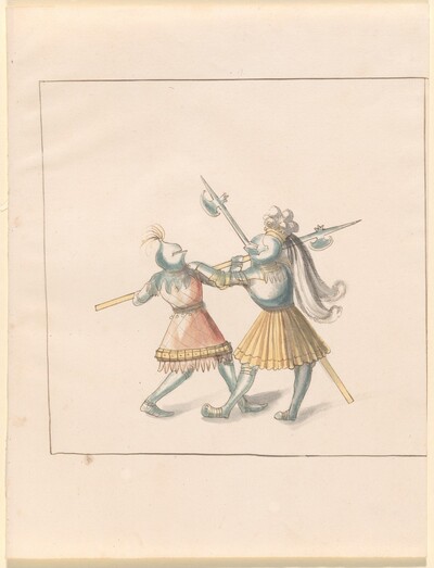 Foot Combat with Halberds