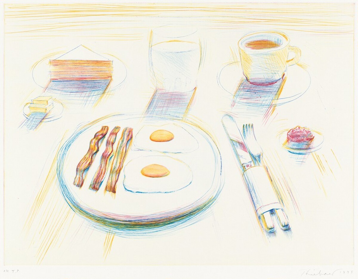 Breakfast by Wayne Thiebaud