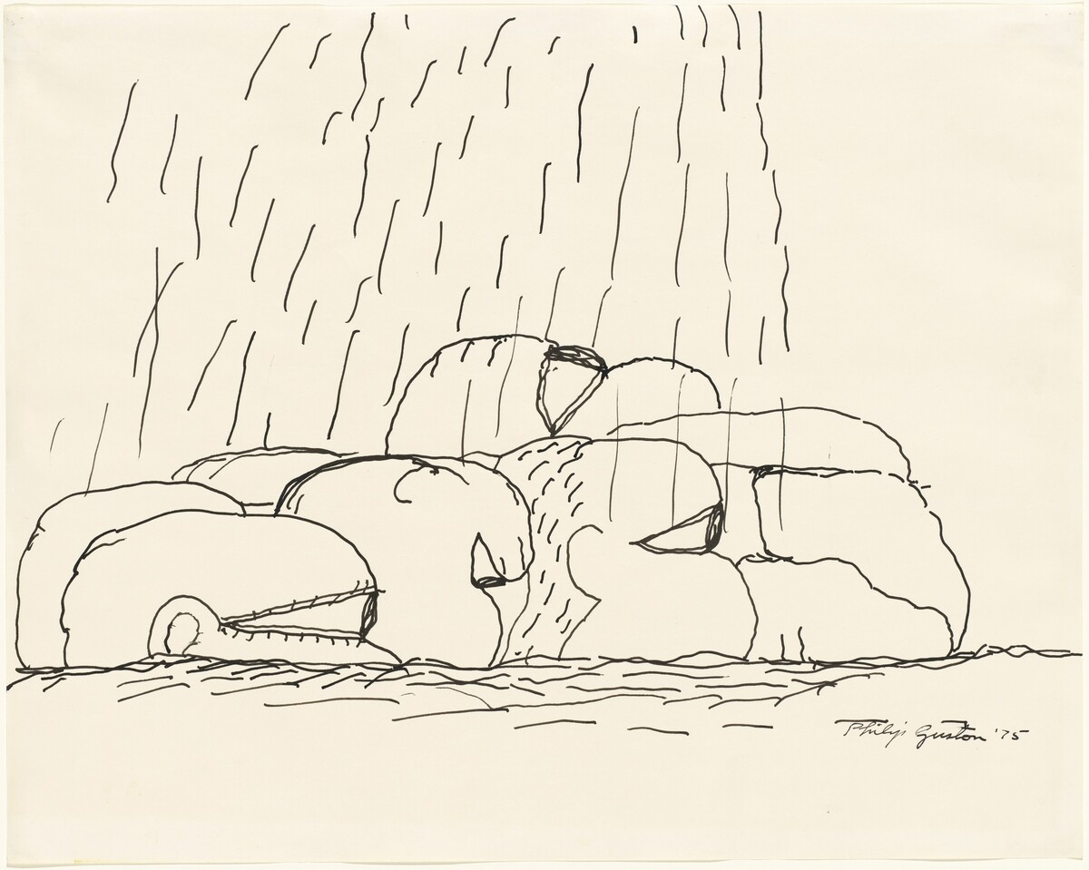 Rain by Philip Guston