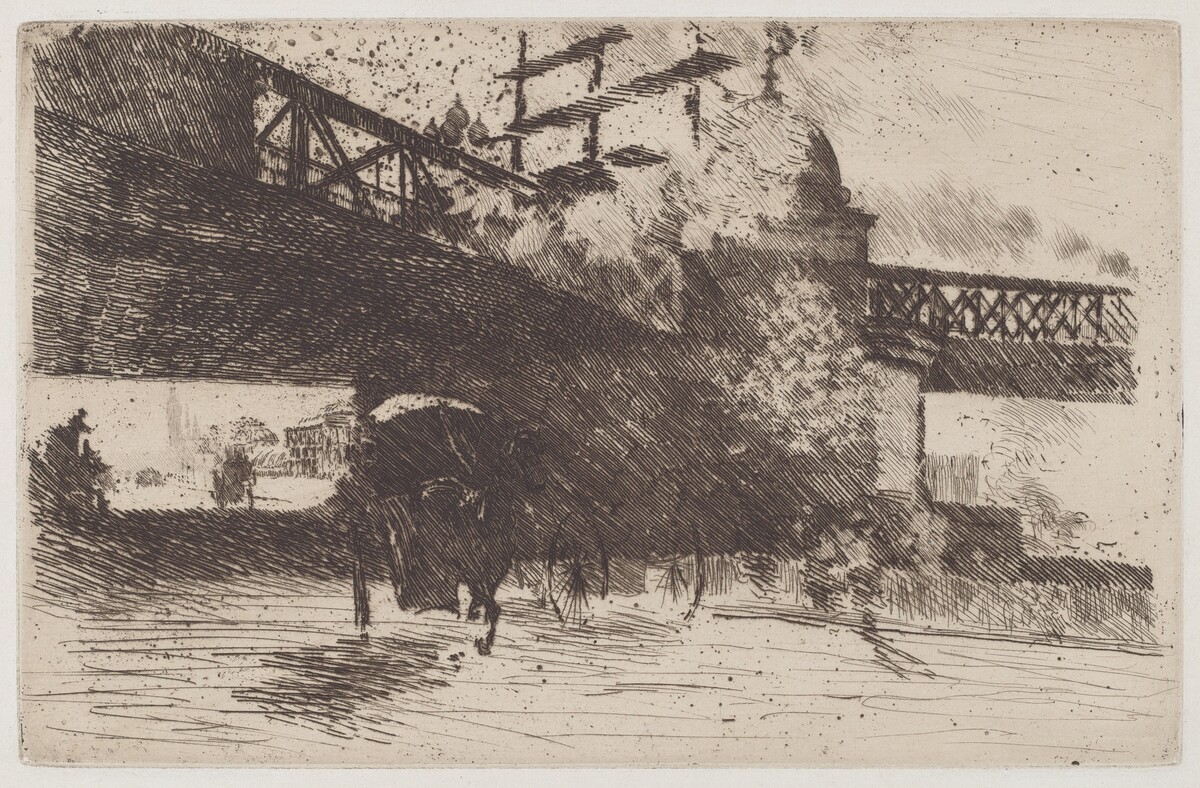 View Taken in London (Vue prise á Londres) by Giuseppe de Nittis