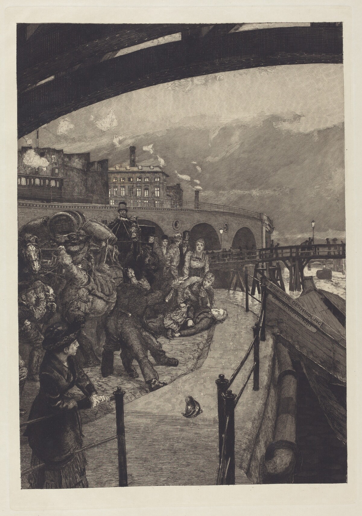 Ein Mord (A Murder) by Max Klinger