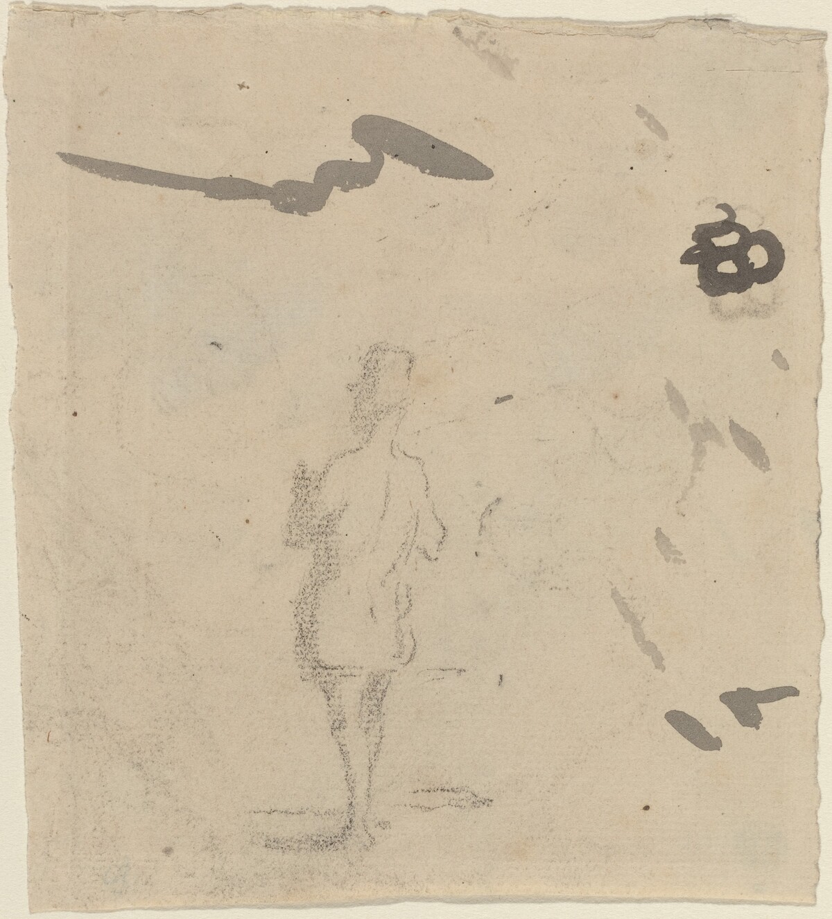 Figure of a Man by Honoré Daumier