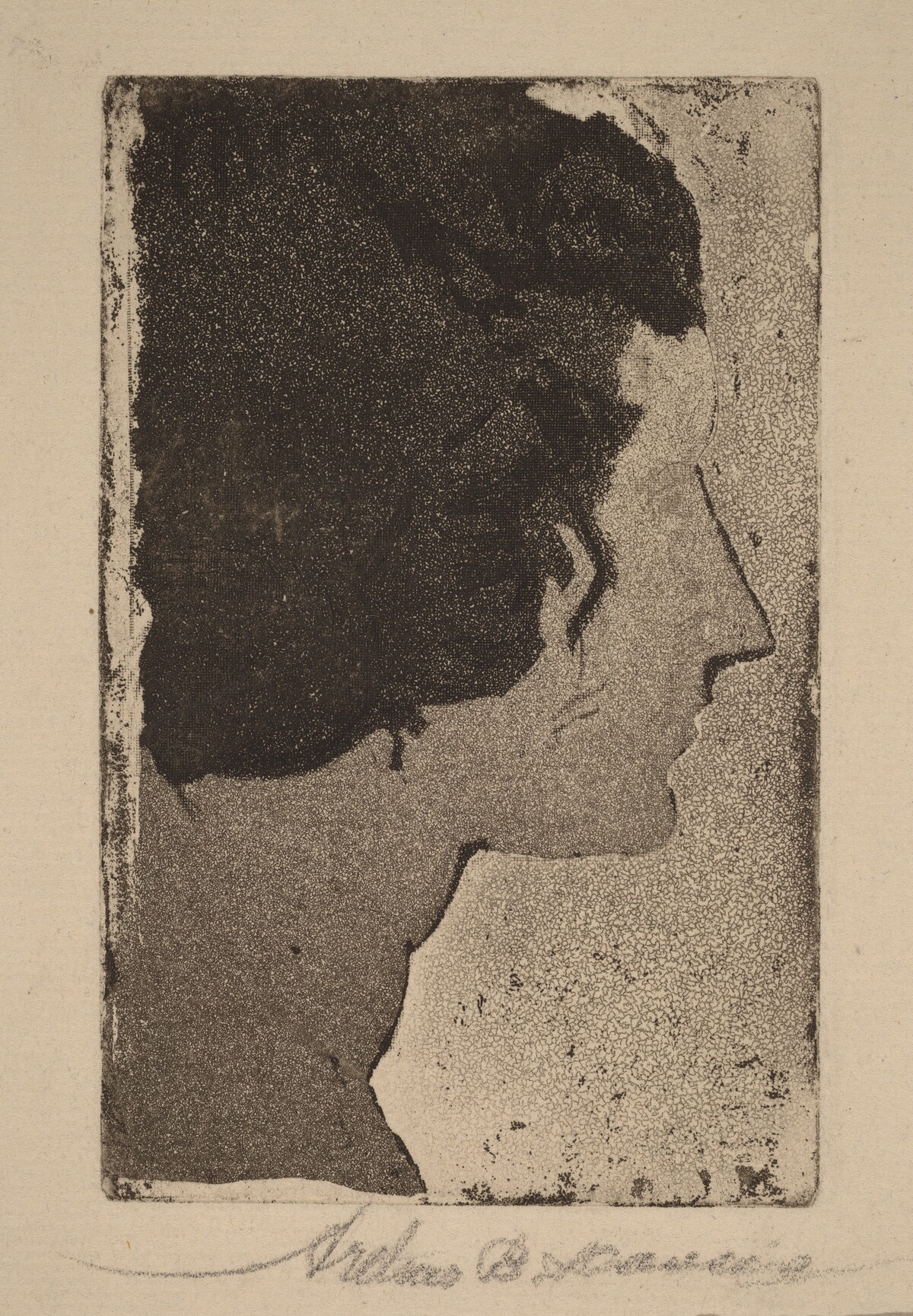 Profile by Arthur B. Davies