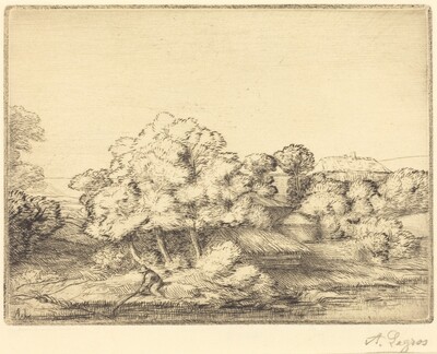 Hamlet near the Lake (Le hameau pres du lac)