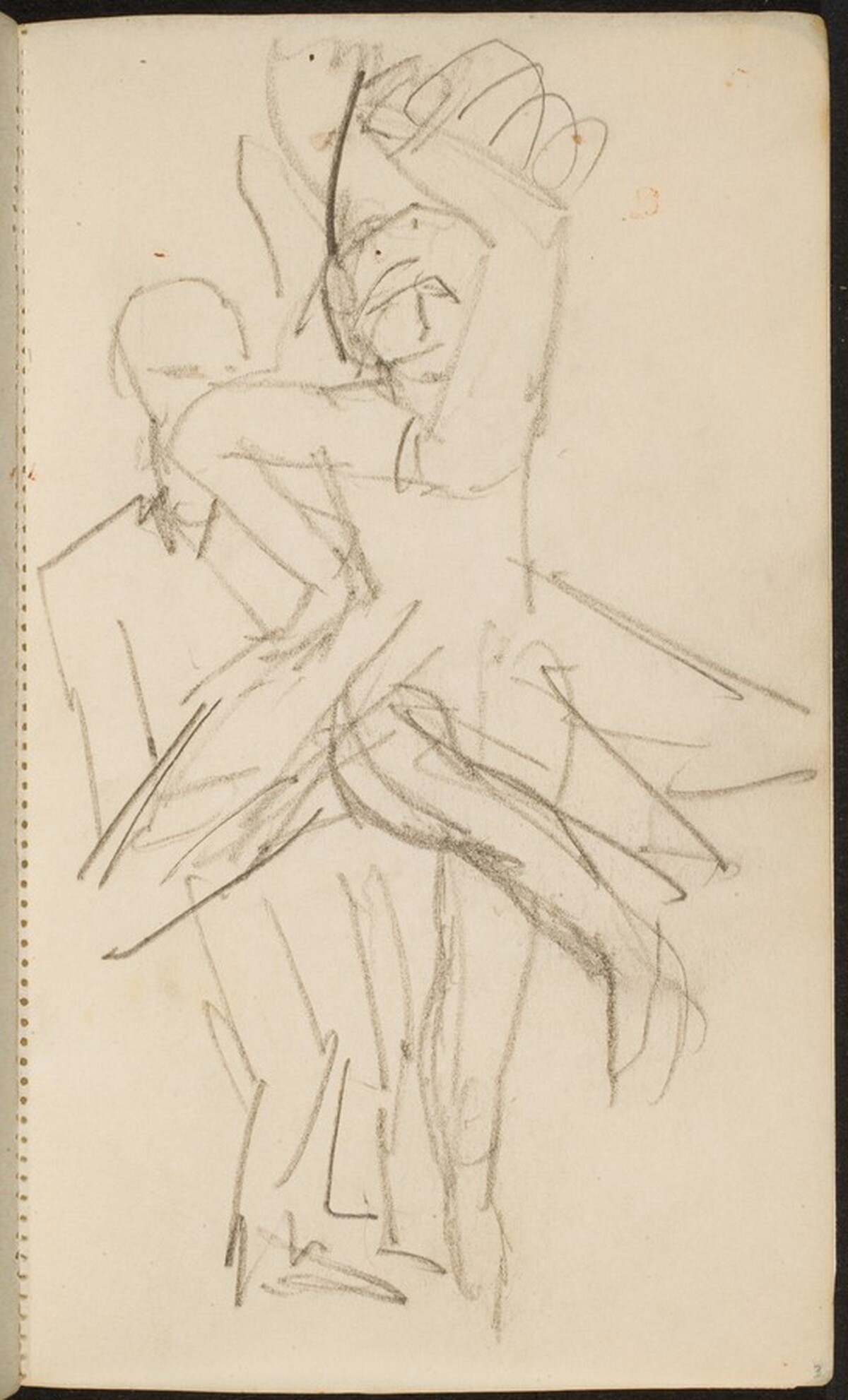 Tänzer (Dancer) [p. 3] by Max Beckmann