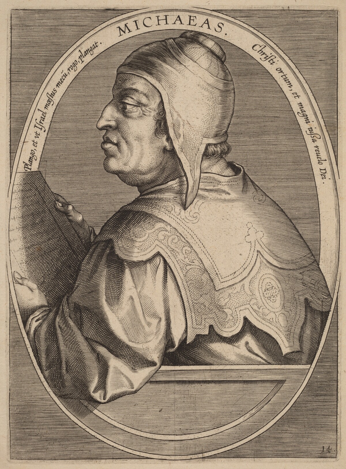 Michaeas by Theodor Galle after Jan van der Straet