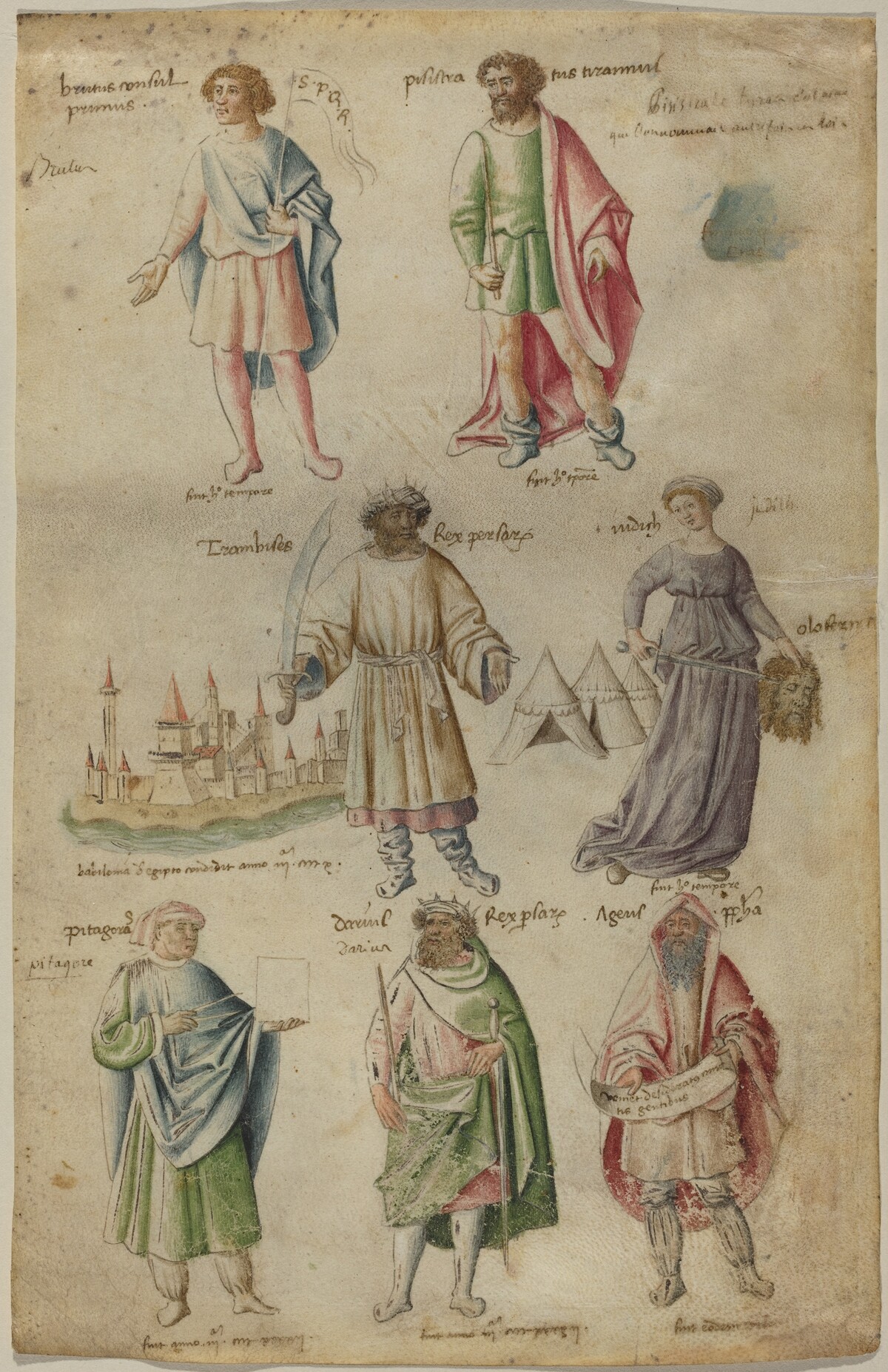 Seven Famous Figures from Ancient History by Barthélemy van Eyck