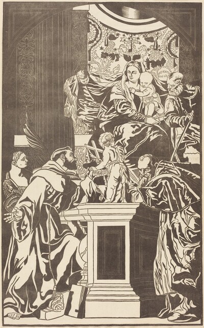 Holy Family and Four Saints