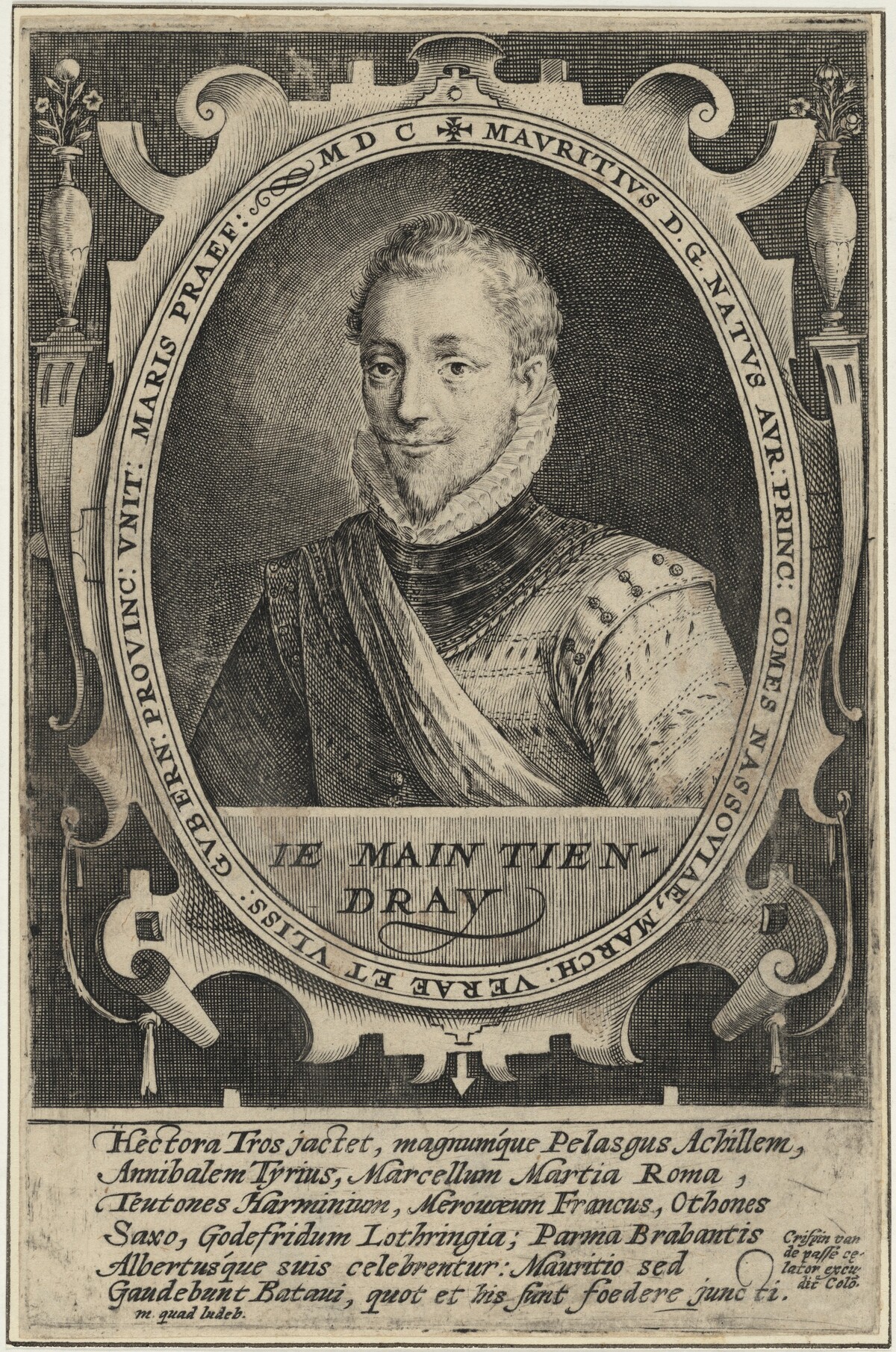 Maurice of Nassau, Prince of Orange by Crispijn de Passe I