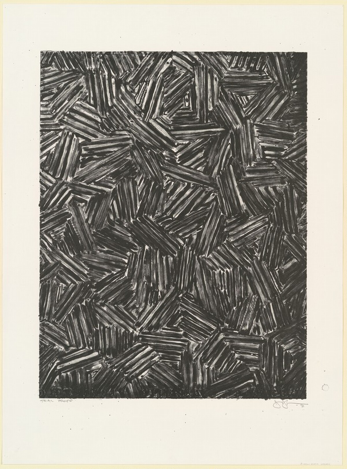 Cicada [trial proof] by Jasper Johns