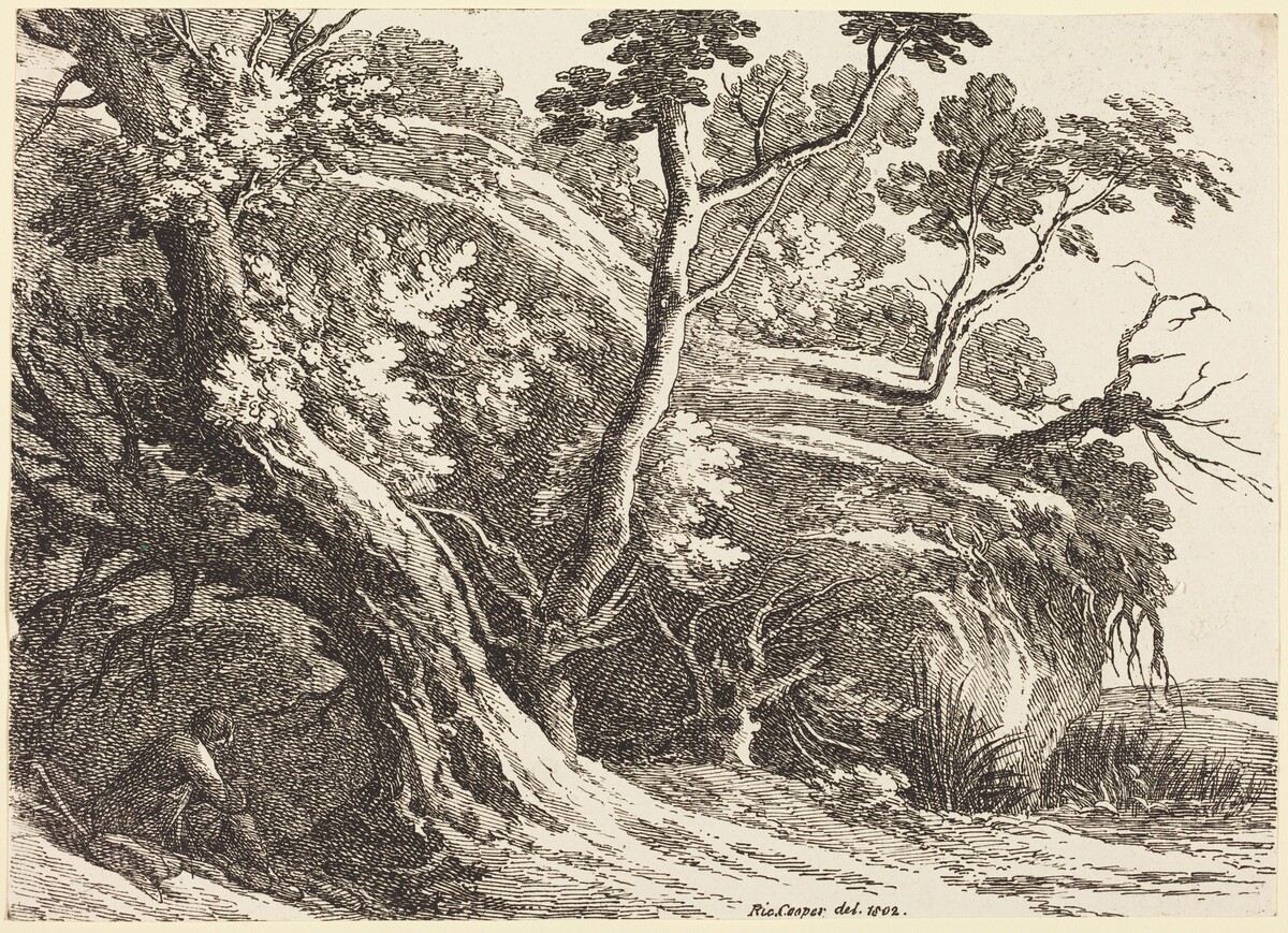 Landscape with Large Trees by Richard Cooper II