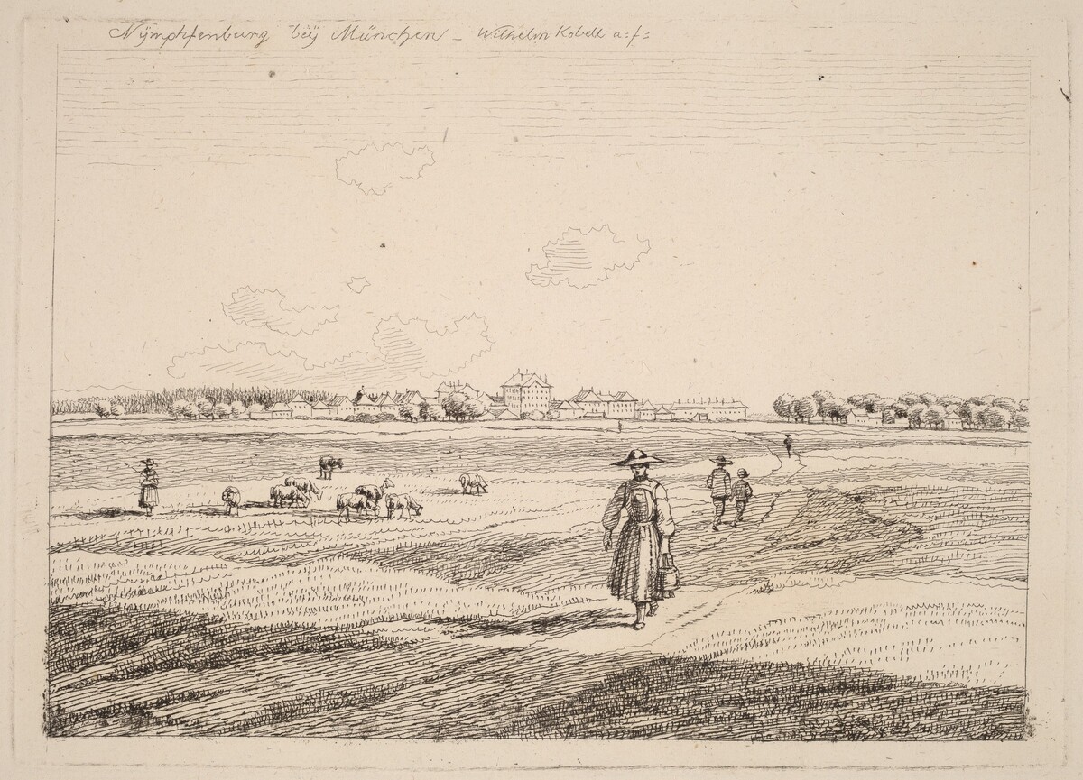 Nymphenburg by Wilhelm von Kobell