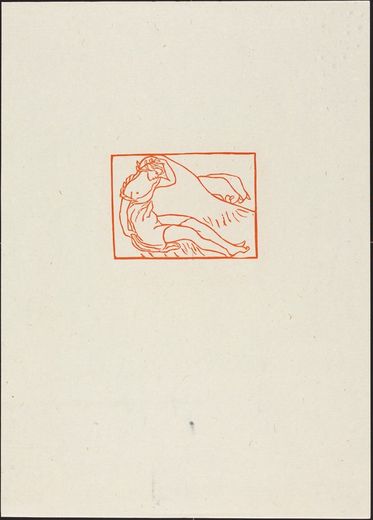 Seventh Eclogue: A Sleeping Shepherdess (Une bergere endorme s'eveille) by Aristide Maillol