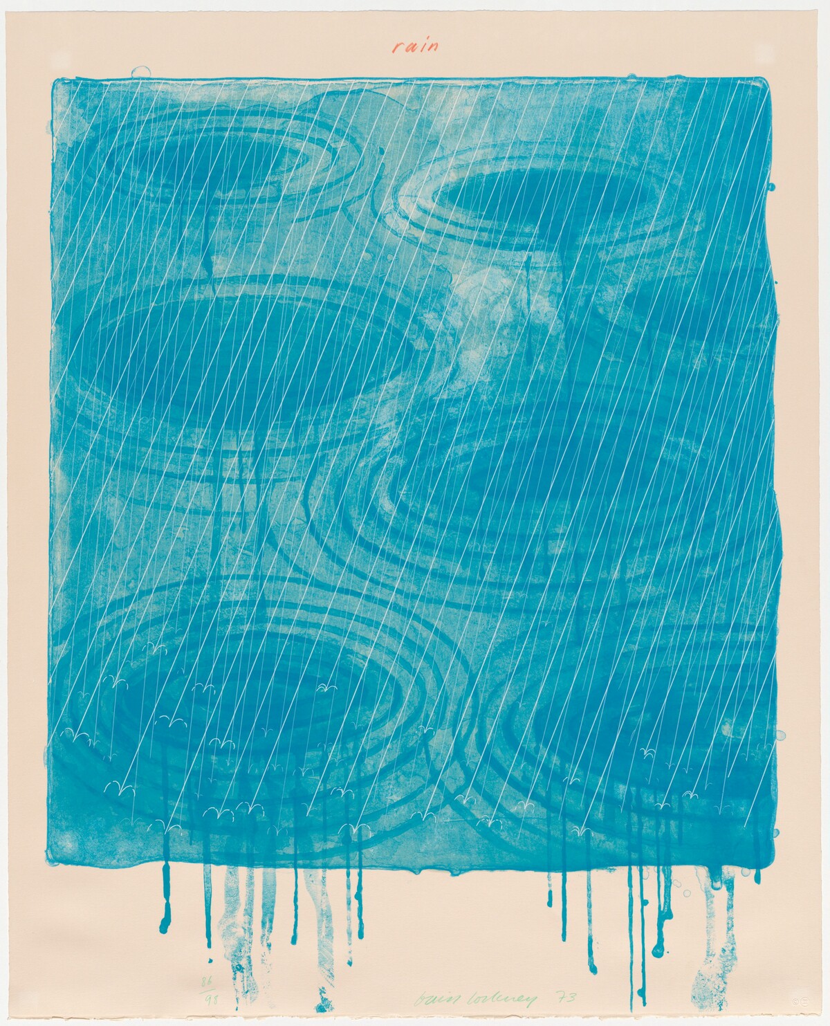 Rain by David Hockney