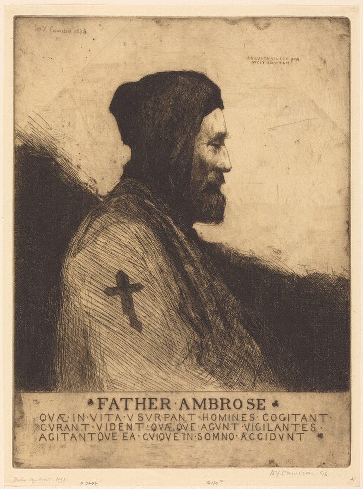 Father Ambrose by David Young Cameron