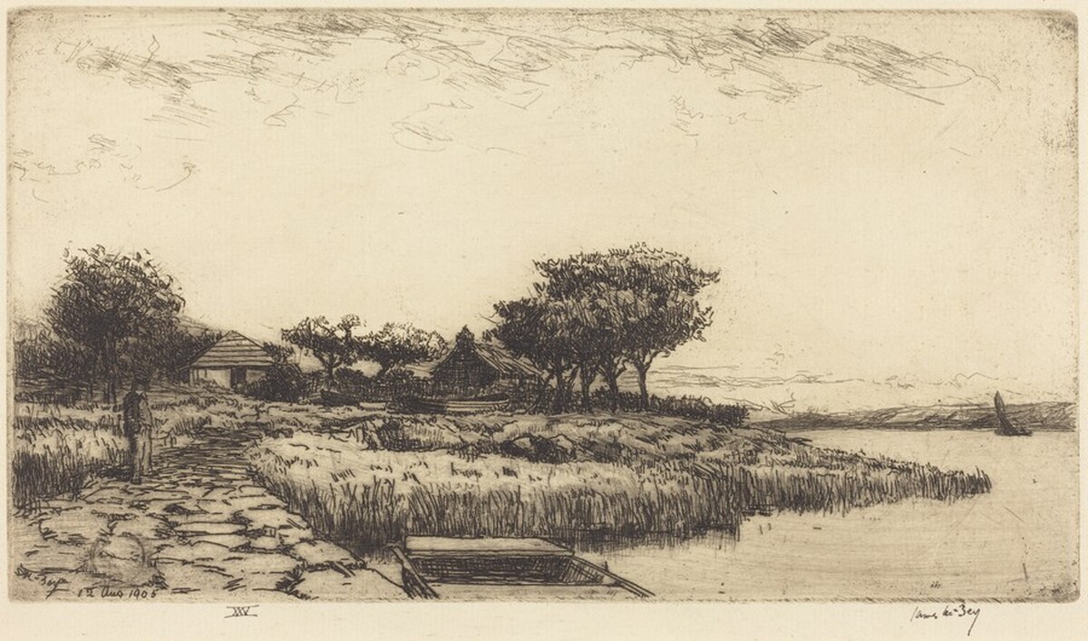 Logie Buchan Ferry by James McBey