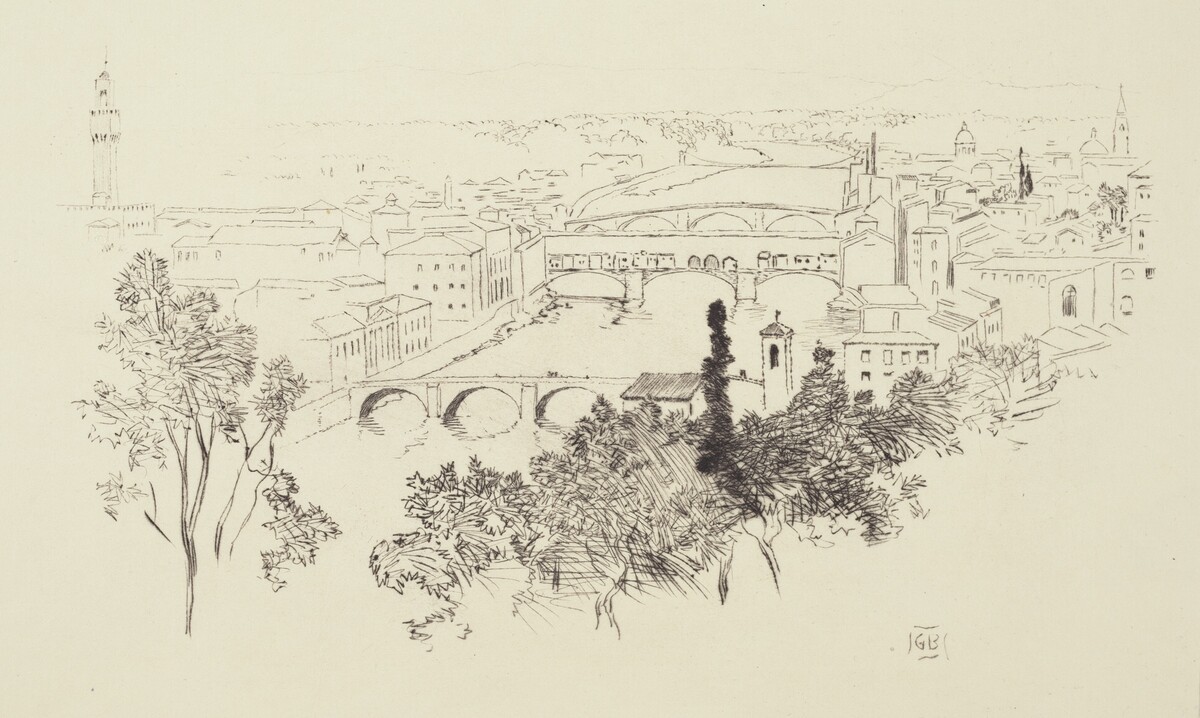 Sketch of Florence by George Elbert Burr