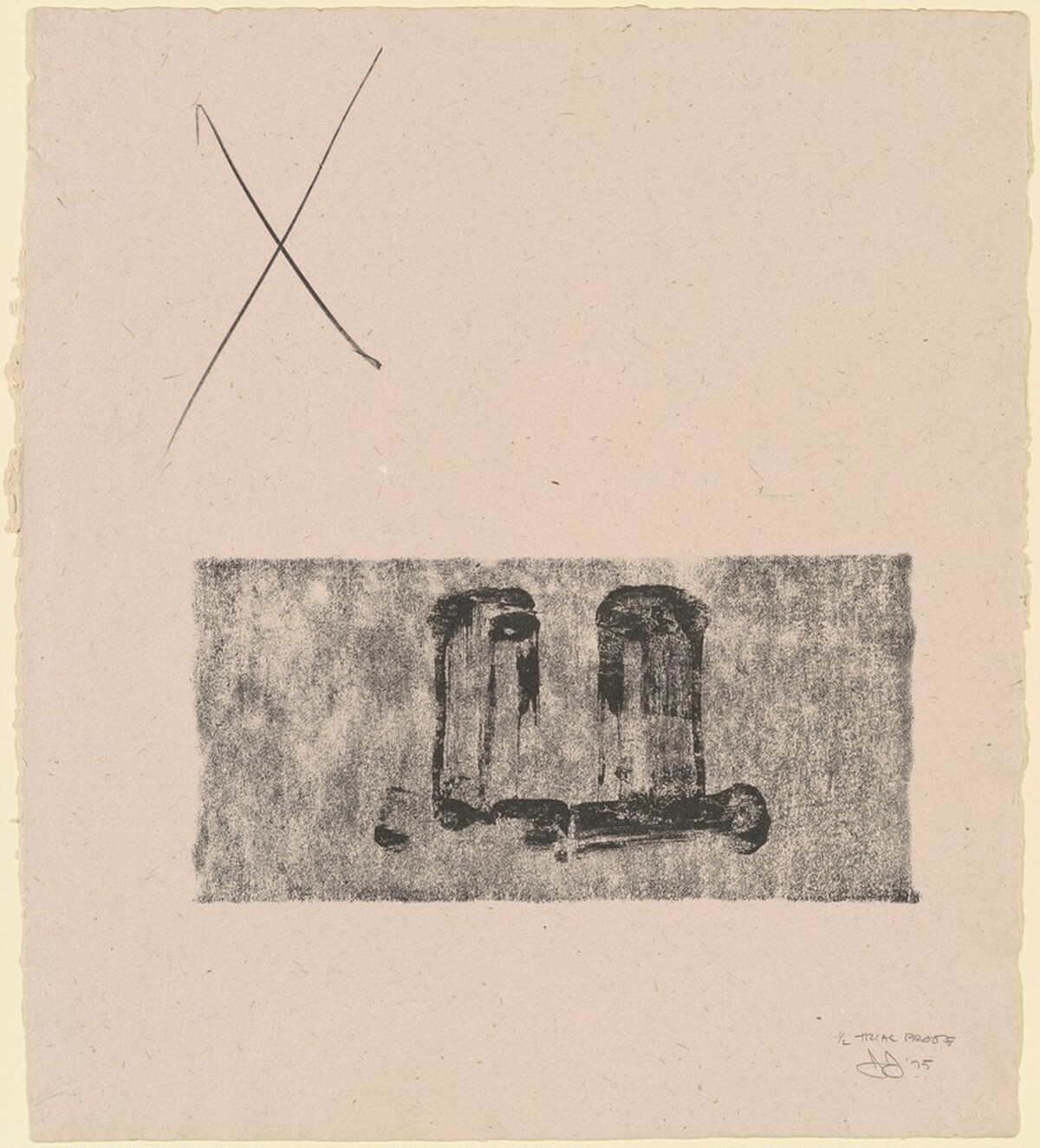 Ale Cans [trial proof] by Jasper Johns