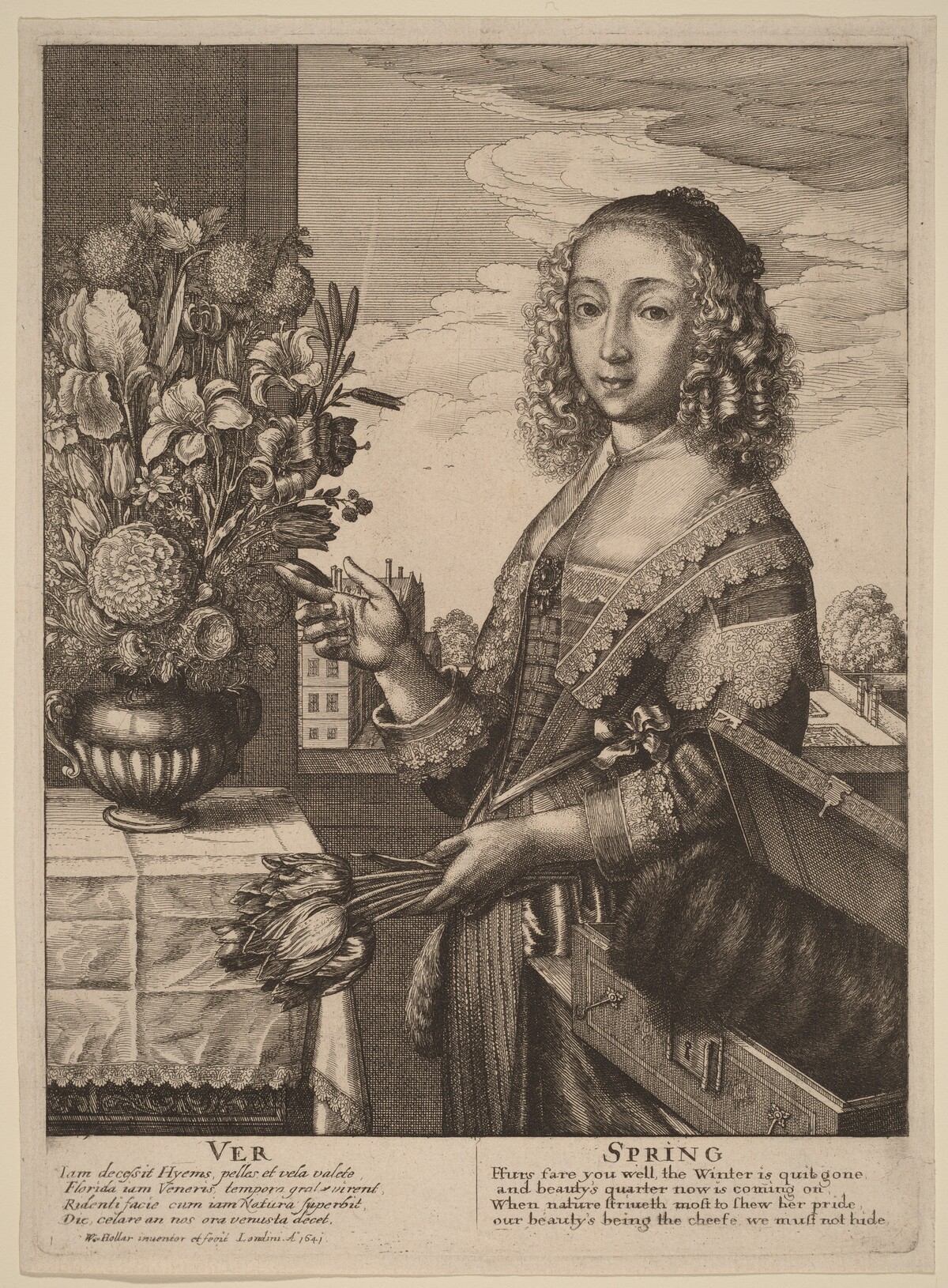 Spring by Wenceslaus Hollar
