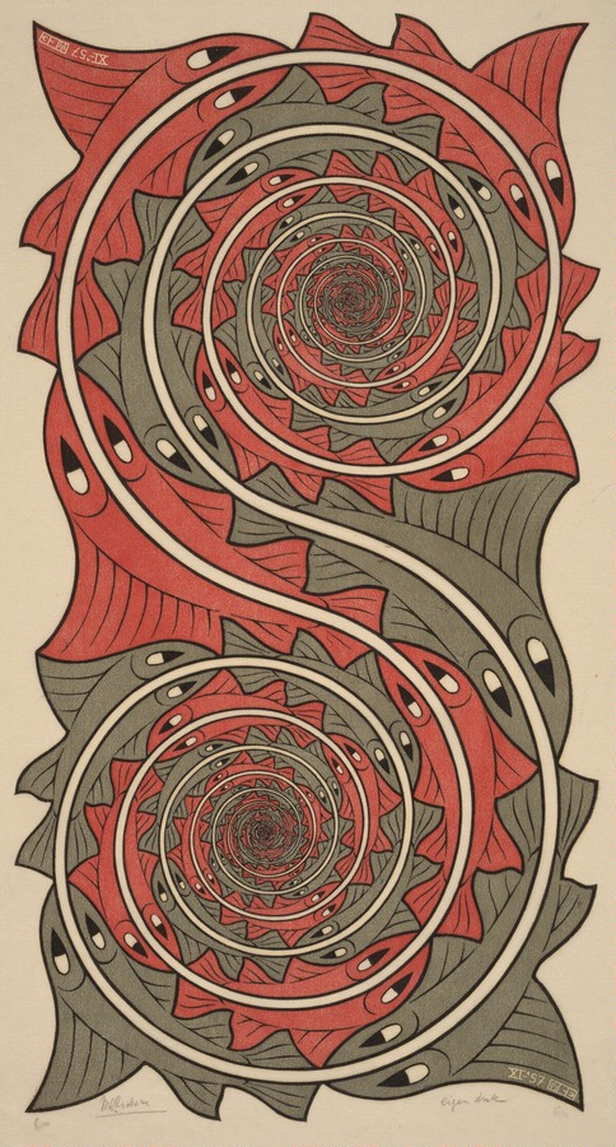 Whirlpools by M.C. Escher