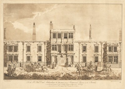 The North Front of Old Somerset House in the Strand
