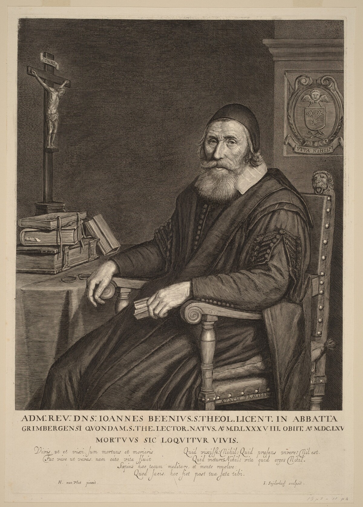 Johannes Been by Jonas Suyderhoff after Hendrik Cornelisz van Vliet
