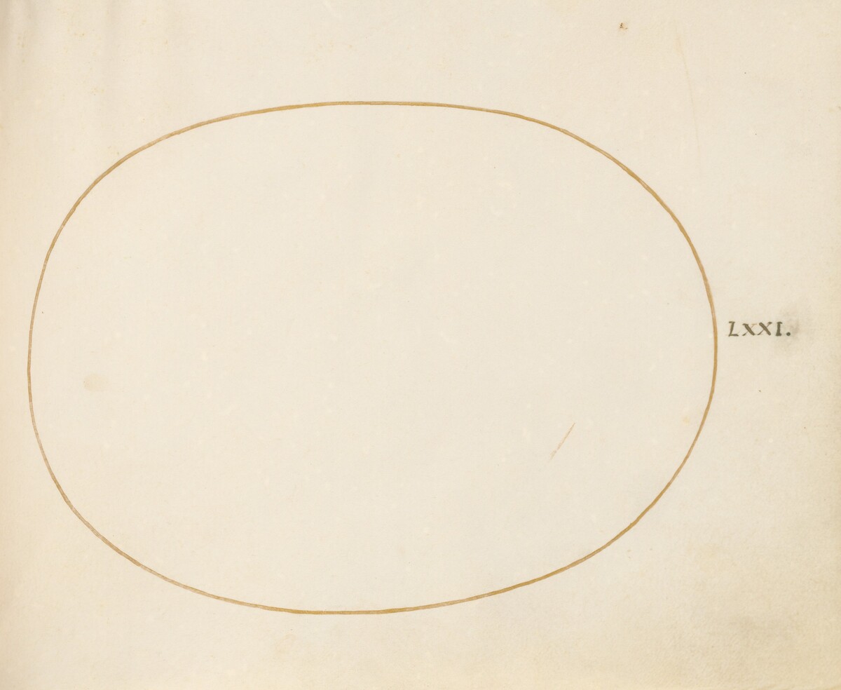Plate 71: Empty Oval by Joris Hoefnagel