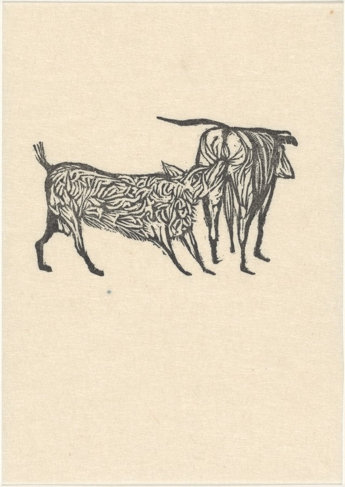 Castle Street Dogs by Leonard Baskin