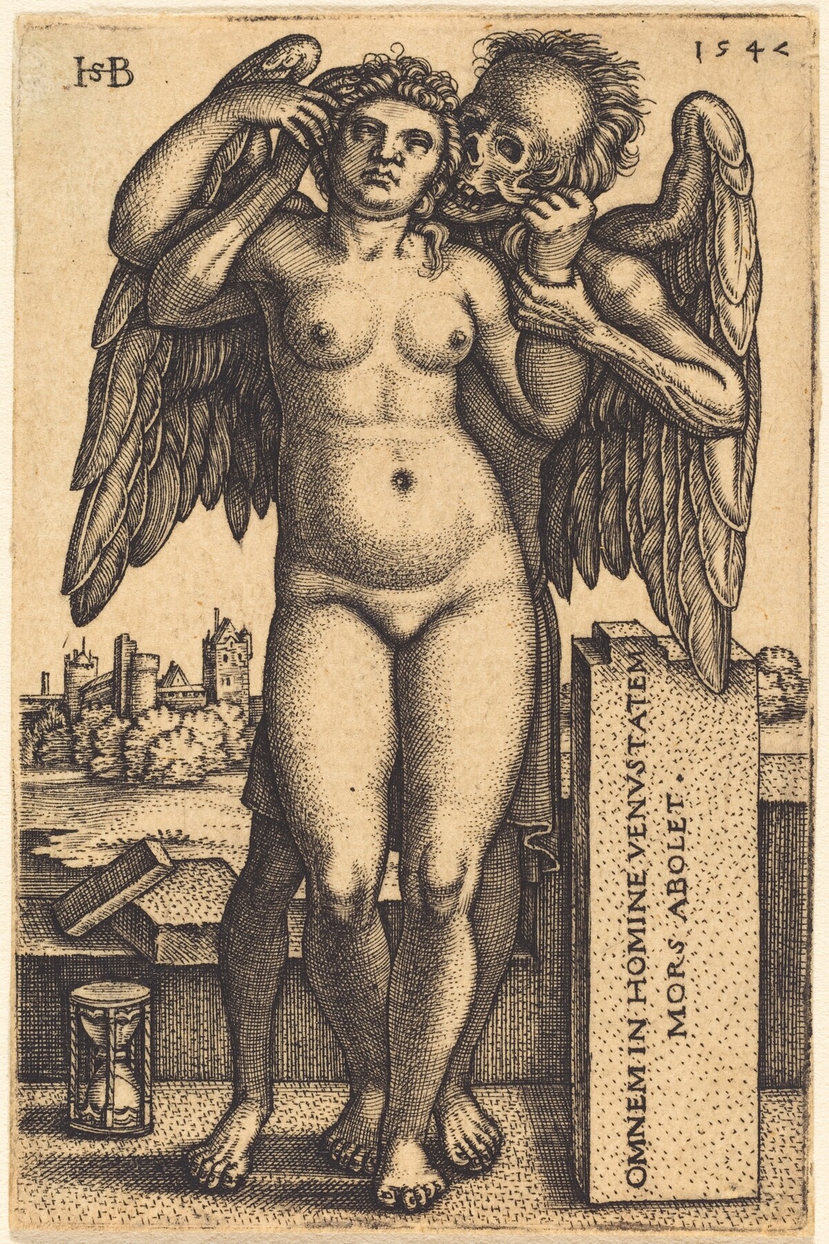 Death and the Maiden by Sebald Beham
