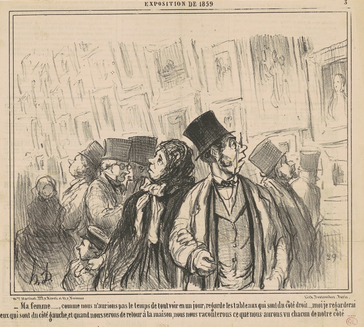 Ma femme ..., comme nous n'aurions pas ... by Honoré Daumier