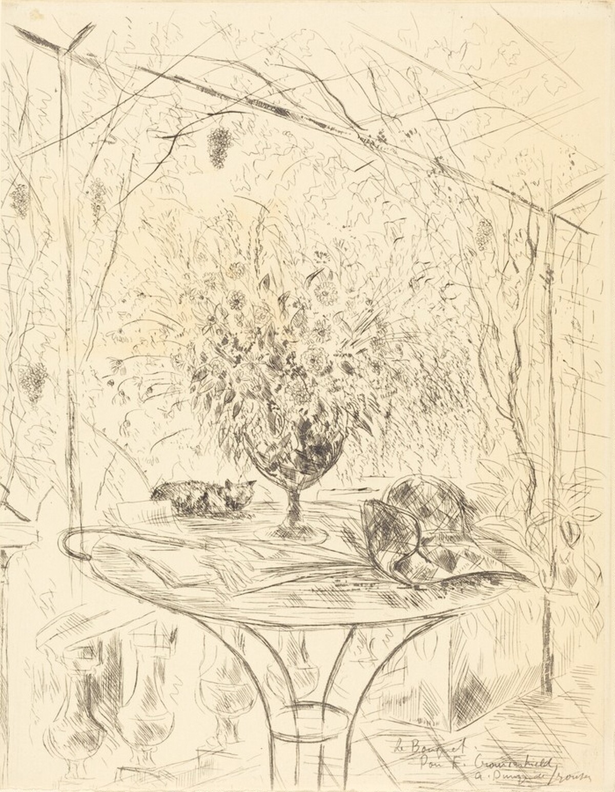 Le Bouquet by André Dunoyer de Segonzac