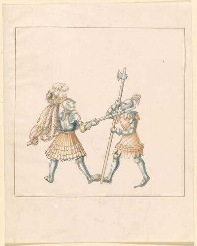 Foot Combat with Halberds