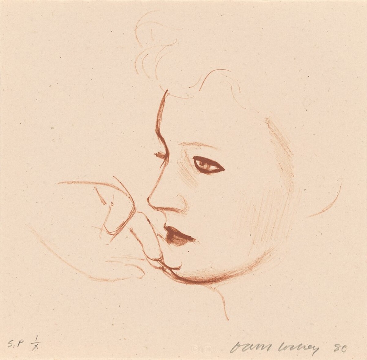 Celia Looks [special proof] by David Hockney