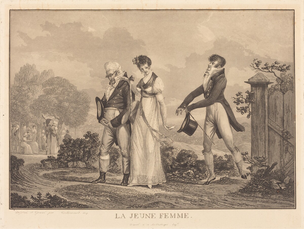 La Jeune Femme by Philibert-Louis Debucourt