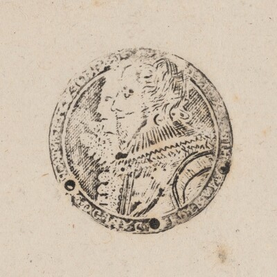 Charles I and Henrietta Maria Facing to the Left [right half]