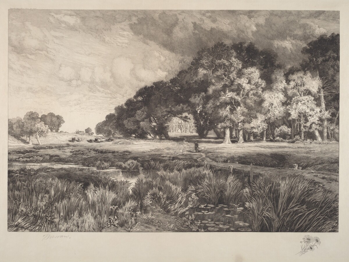 Long Island Landscape by Thomas Moran