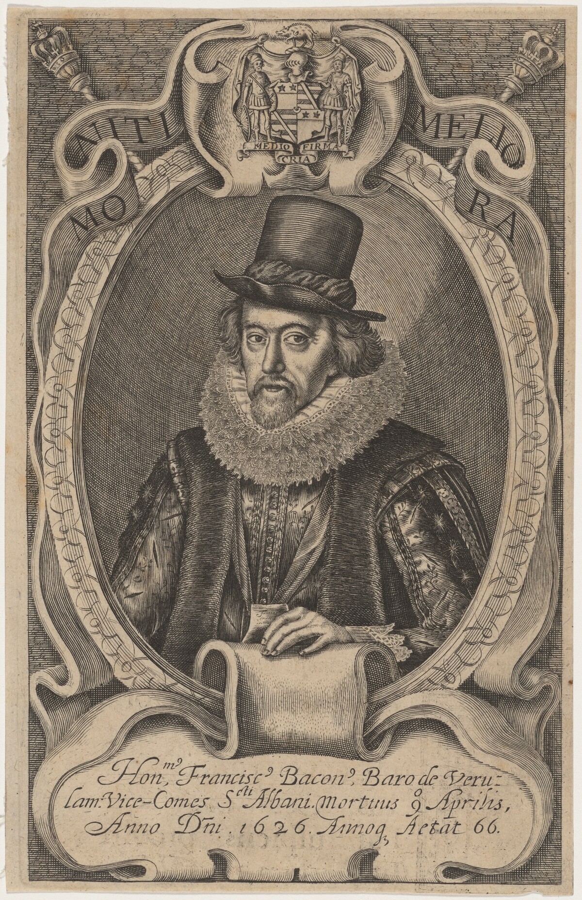 Sir Francis Bacon by Simon de Passe