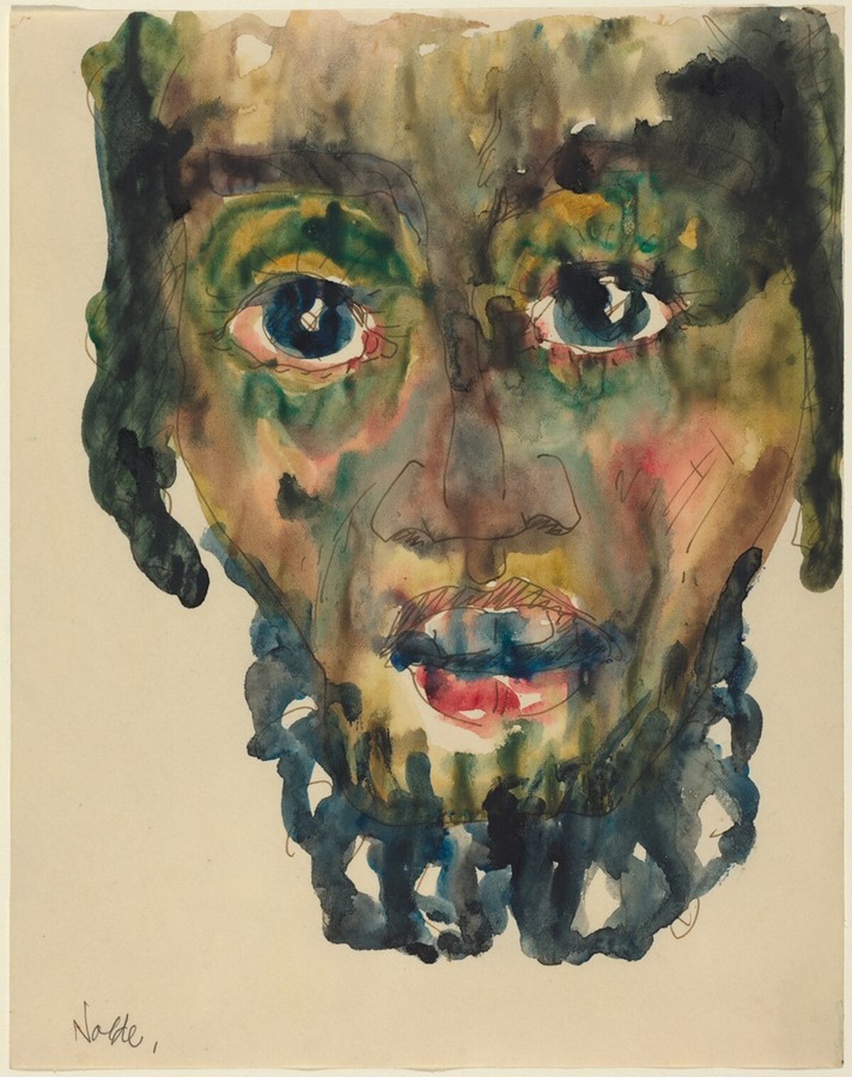 An Apostle Filled with the Holy Spirit by Emil Nolde