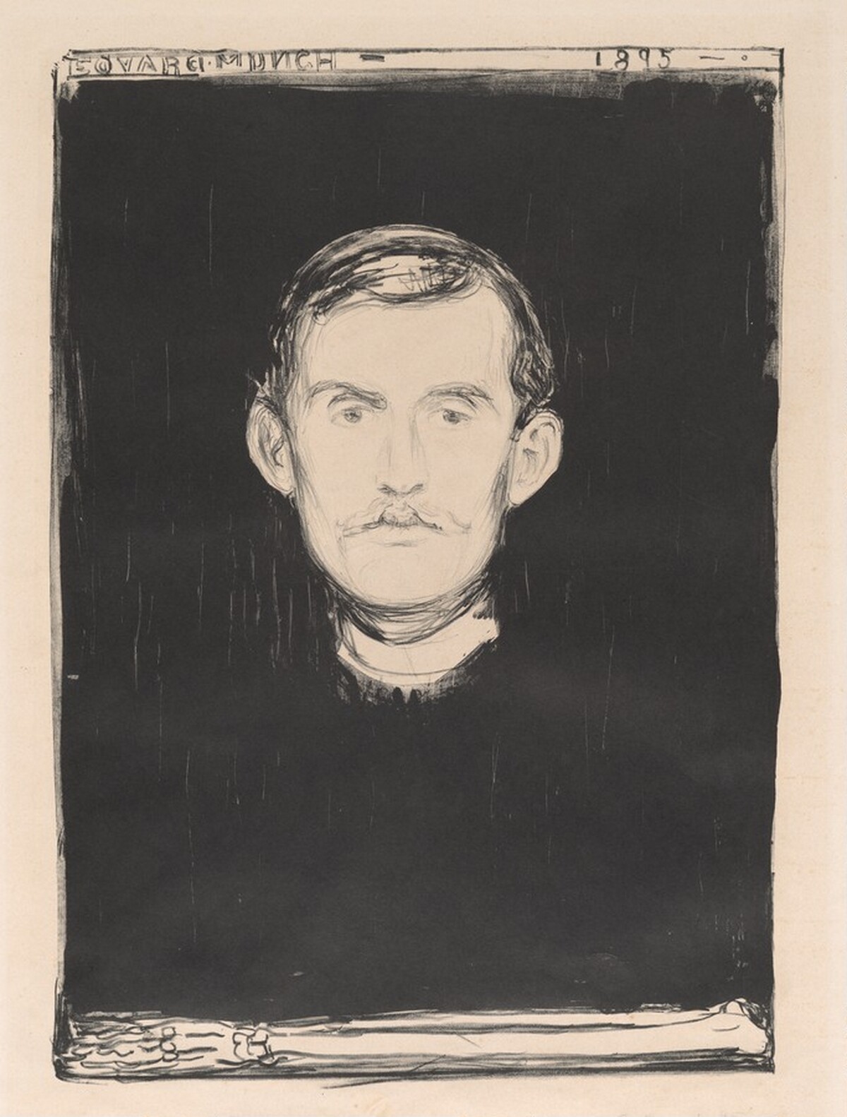Self-Portrait (Selvportrett) by Edvard Munch