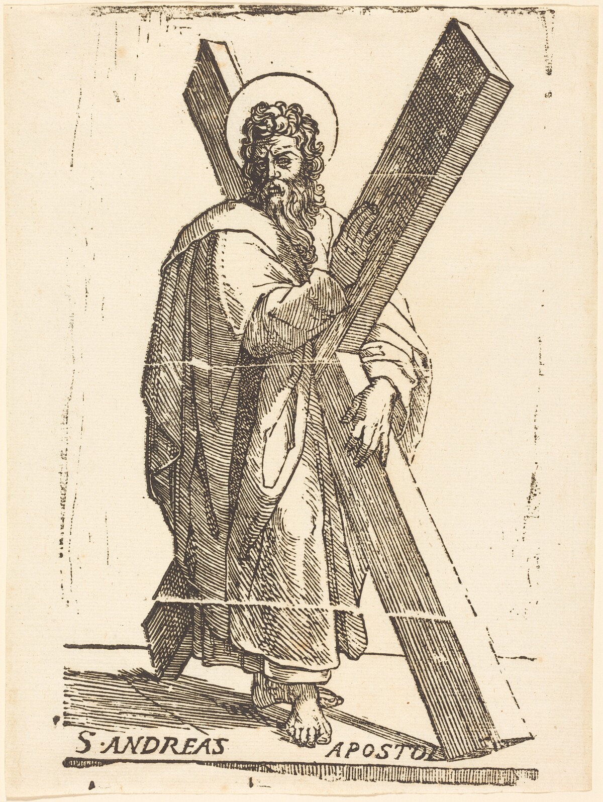 Saint Andrew by Italian 16th Century (formerly Jacques Stella)