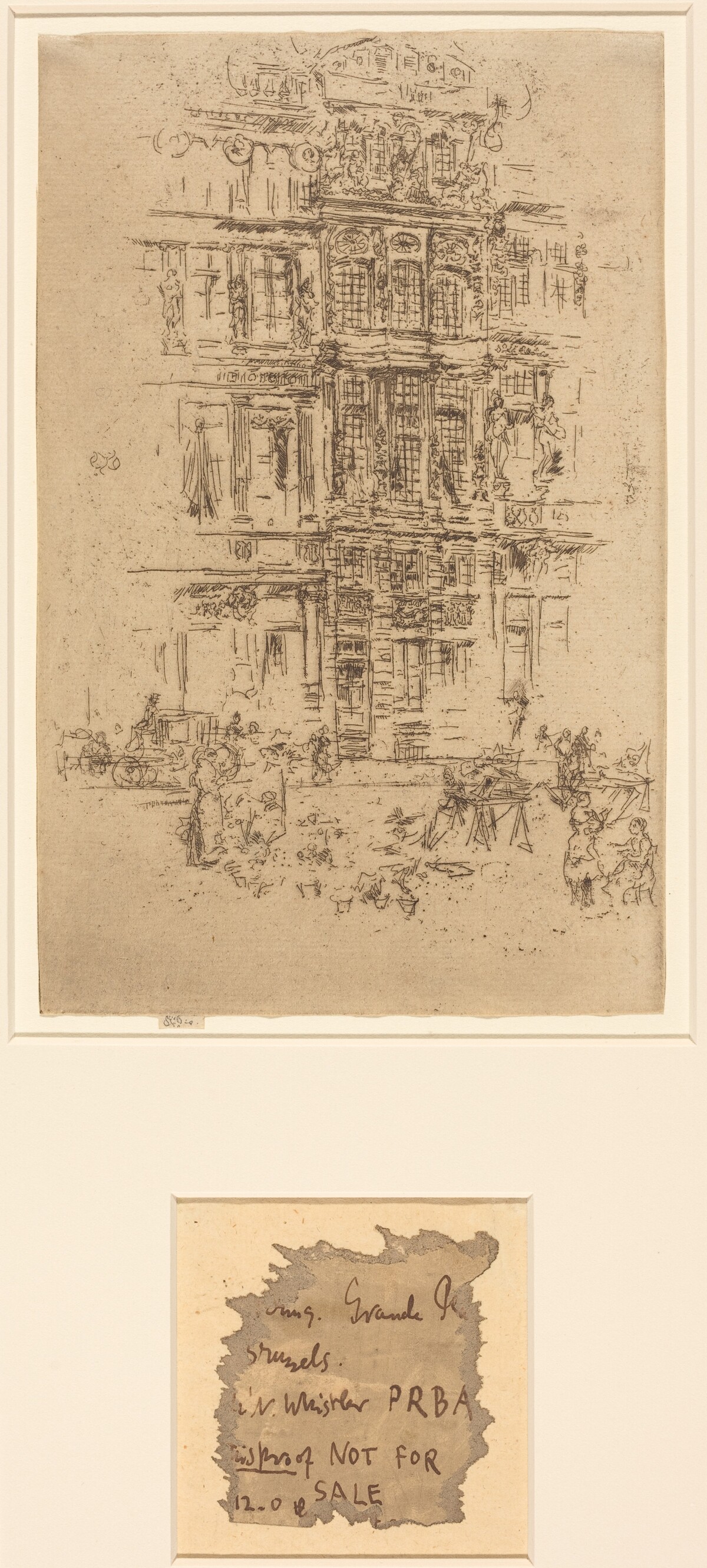 Palaces, Brussels by James McNeill Whistler