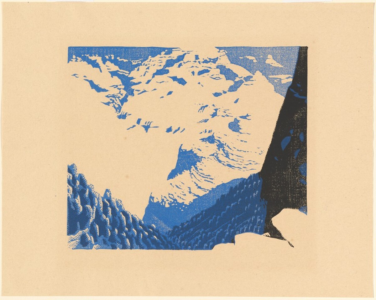 Bright Angel Trail by Gustave Baumann