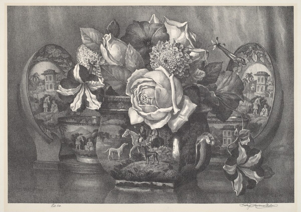 Untitled (Floral Still Life) by George Nelson