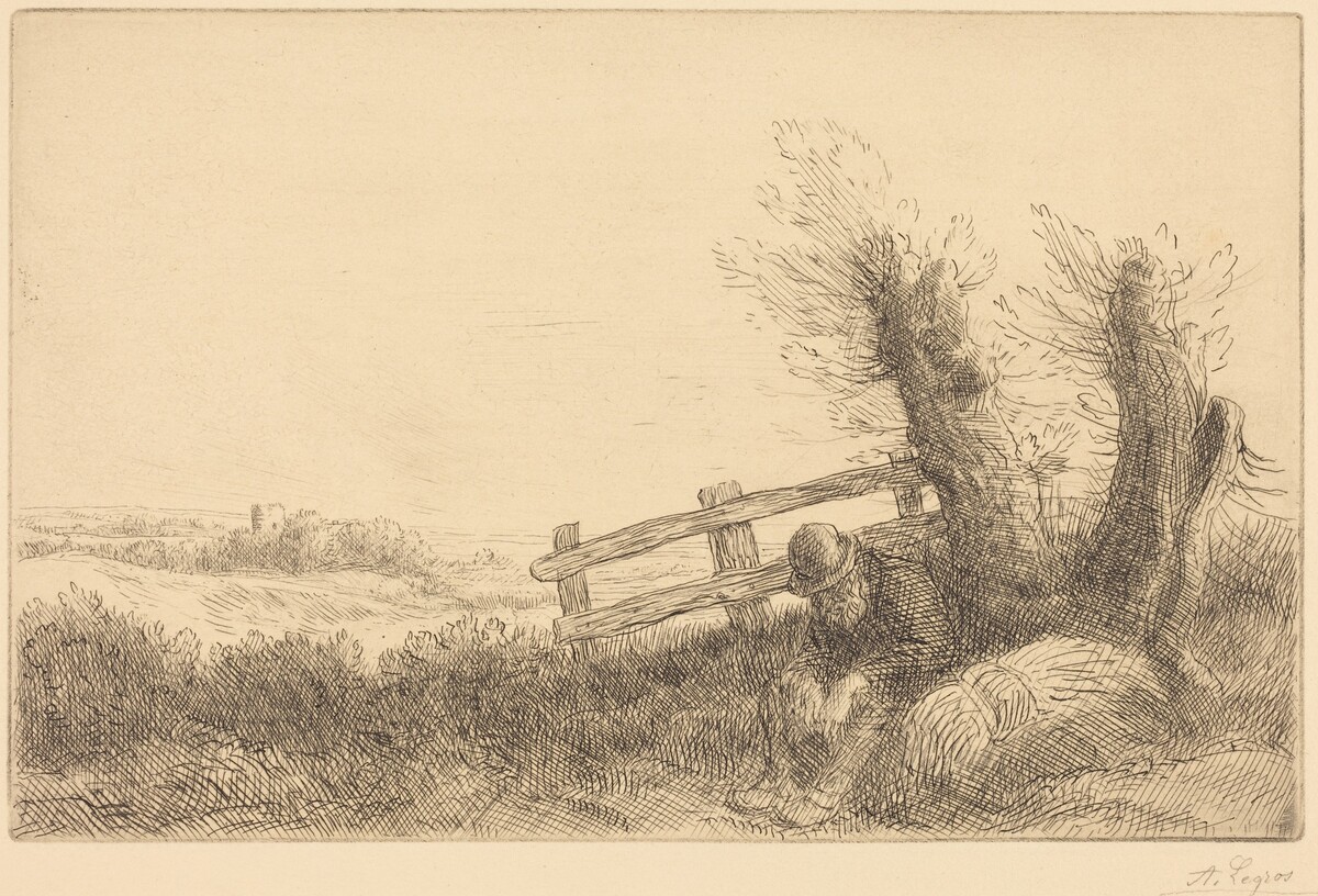 Farmer Reclining (Le fermier au repos) by Alphonse Legros