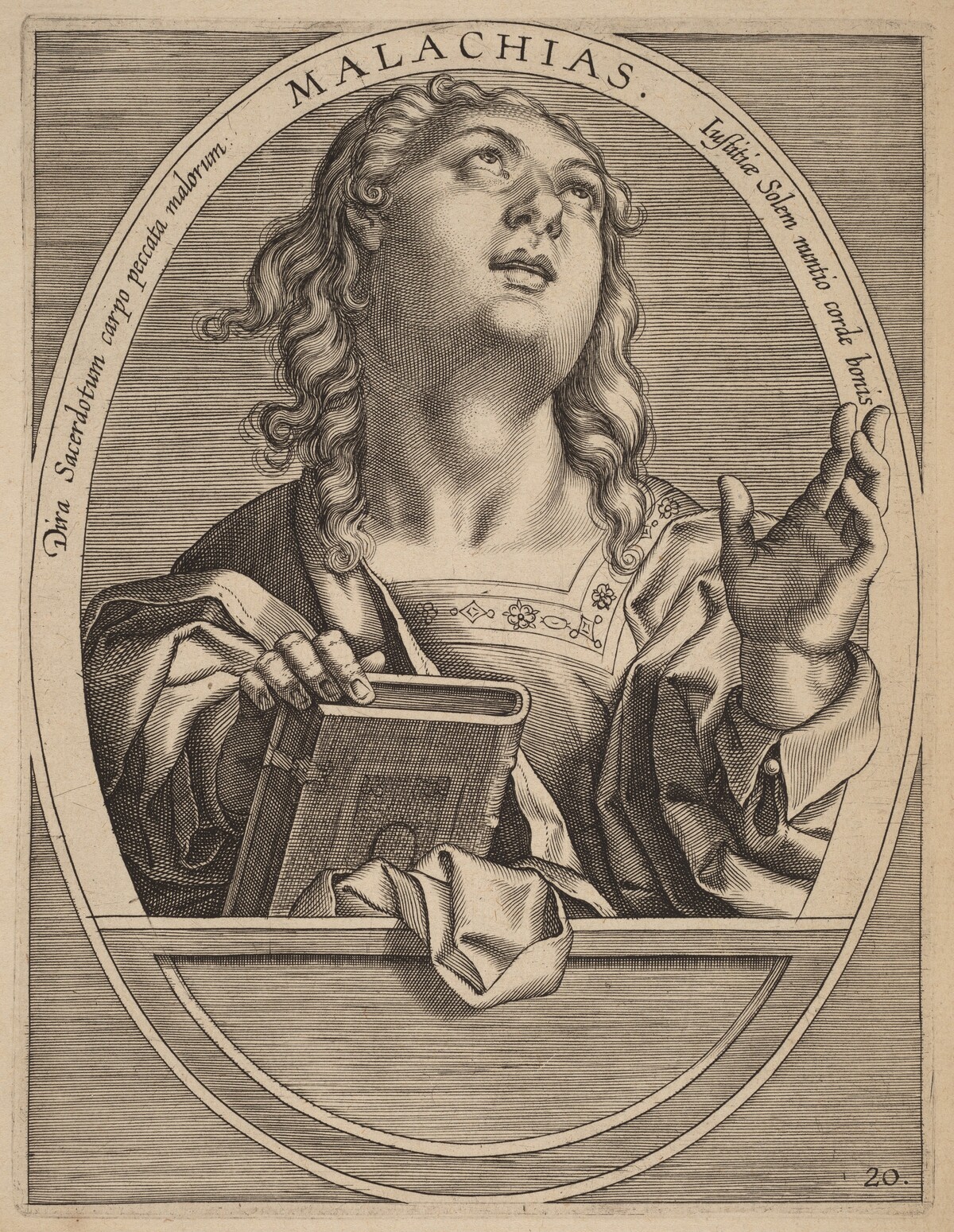 Malachias by Theodor Galle after Jan van der Straet